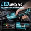 imageExtended Cordless Electric Ratchet Wrench 38quot 40 Ftlbs Torque Brushless Motor 6quot Long Neck 220RPM 2 Pack 20Ah Battery Fast Charger 14 Drive Adapter 7 Sockets for Car Repair DIYBlue