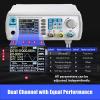 imageProfessional Upgraded 15MHz DDS Signal Generator Counter Seesii 24Inch LCD Display High Precision 200MSas DualChannel Arbitrary Waveform FG615 Function Generator Frequency Meter15MHz