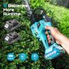 imageSEESII 2in1 Brushless Hedge Trimmers Cordless Grass Shears with Dual 20 Ah Batteries 6quot Electric Bush Shrub Trimmer with Dual Action Blade Handheld Grass Cutter for Yard Garden Lawn Pruning