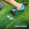 imageSEESII 2in1 Brushless Hedge Trimmers Cordless Grass Shears with Dual 20 Ah Batteries 6quot Electric Bush Shrub Trimmer with Dual Action Blade Handheld Grass Cutter for Yard Garden Lawn Pruning
