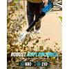 imageSEESII 40V Leaf Blower Cordless with 2 x 5200mAh Batteries and 2 Chargers 680CFM 210MPH Electric Leaf Blower with Variable Speed Control Handheld Battery Blower for Lawn Care Dust and Debris