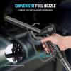 imageSEESII Electric Fuel Transfer Pump 12V 13 GPM Diesel Transfer Pump Kit with Nozzle ampamp Hoses for Transferring Diesel Kerosene Portable SelfPriming DC Oil Pump for Boat Home Farm FuelingBlue