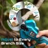 imageSEESII Electric Pruning Shears Cordless 16quot Cutting Diameter Power Pruner  2 Pcs 40Ah Batteries Brushless Motor Extra SK5 Blade 4 Modes Adjustable Branch Cutter for Tree Flower Trimming16 Electric Pruner