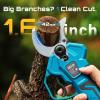 imageSEESII Electric Pruning Shears Cordless 16quot Cutting Diameter Power Pruner  2 Pcs 40Ah Batteries Brushless Motor Extra SK5 Blade 4 Modes Adjustable Branch Cutter for Tree Flower Trimming16 Electric Pruner