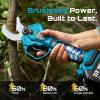 imageSEESII Electric Pruning Shears Cordless 16quot Cutting Diameter Power Pruner  2 Pcs 40Ah Batteries Brushless Motor Extra SK5 Blade 4 Modes Adjustable Branch Cutter for Tree Flower Trimming16 Electric Pruner