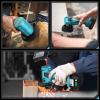 imageSEESII Mini Angle Grinder 21V 3 Inch Brushless Angle Grinder Cordless 19000 RPM with 2PCS 20A Battery ampamp 7pcs Cutting Discs 210W Power Electric Tool for Metal Wood Polishing Rust Removal21V2X 20AH Battery