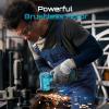 imageSEESII Mini Angle Grinder 21V 3 Inch Brushless Angle Grinder Cordless 19000 RPM with 2PCS 20A Battery ampamp 7pcs Cutting Discs 210W Power Electric Tool for Metal Wood Polishing Rust Removal21V2X 20AH Battery