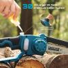 imageSEESII Mini Chainsaw ampamp Pruning Shears 6quot Electric Saw Brushless ampamp 13quot Pruner with 220Ah Batteries Cordless Combo for Wood CuttingBranch Trimming Gardening Tools for Dad Men Husbandmini chainsaw pruning shears w 2 Batteries