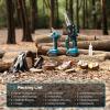 imageSEESII Mini Chainsaw ampamp Pruning Shears 6quot Electric Saw Brushless ampamp 13quot Pruner with 220Ah Batteries Cordless Combo for Wood CuttingBranch Trimming Gardening Tools for Dad Men Husbandmini chainsaw pruning shears w 2 Batteries