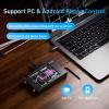 imageSEESII NanoVNAH Antenna ampamp Vector Network Analyzer 10KHz15GHz with 28quot EVA Protective Case Waterproof ampamp Shockproof Measures SParameters SWR Phase Delay Smith ChartColor NanovnaH with SMA Adapter
