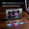 imageSEESII NanoVNAH Antenna ampamp Vector Network Analyzer 10KHz15GHz with 28quot EVA Protective Case Waterproof ampamp Shockproof Measures SParameters SWR Phase Delay Smith ChartColor NanovnaH with SMA Adapter