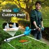 imageSEESII Pole Hedge Trimmer Cordless Electric Bush Trimmer Tool for Yard  16quot DualAction Blade Detachable Telescoping Pole Dual 40Ah Battery Powerful Branches Cutter for Tree ampamp Shrubs PruningCYCPHT01