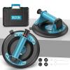 imageSEESII Suction Cups for Glass Lifting 8quot Tile Suction Cup Lifter with Handle and Pump 200KG Load Capacity Heavy Duty Vacuum Lifter for Lifting Large Tile Granite Metal Windows 2PackPack 2  8 Inch