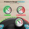 imageSEESII Tile Suction Cups Tool Glass Suction Cups Lifter with Pressure Gauge 250KG Max Load 8quot HeavyDuty Vacuum Glass Lifter for Lifting Large Tile Granite Metal Windows 2Pack