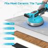 imageSEESII Tile Vibration Tool 160mm Vibration Leveling Machine 10Hours Long Lasting Tile Vibrator With 12 Speeds For Laying Floor Wall Larger Tiles6quotX6quot  48quotX48quot Tile Installers DIYer KP160B160mm