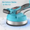 imageSEESII Tile Vibration Tool 160mm Vibration Leveling Machine 10Hours Long Lasting Tile Vibrator With 12 Speeds For Laying Floor Wall Larger Tiles6quotX6quot  48quotX48quot Tile Installers DIYer KP160B160mm