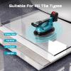 imageSEESII Tile Vibration Tool 160mm Vibration Leveling Machine 10Hours Long Lasting Tile Vibrator With 12 Speeds For Laying Floor Wall Larger Tiles6quotX6quot  48quotX48quot Tile Installers DIYer KP160B285mm