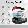 imageSEESII Upgraded 1PCS 21V 4000mAh Replacement Battery Compatible with SEESII Tools Impact Wrench Mini Chainsaw