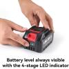 imageSEESII Upgraded 1PCS 21V 4000mAh Replacement Battery Compatible with SEESII Tools Impact Wrench Mini Chainsaw