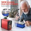 imageSeeSii 801D Spot Welder 12KW Capacitor Energy Storage Pulse Battery Spot Welder with 73B Welding Pen Support 2 Welding Modes Enhanced 0103mm Nickel Strip for DIY and Industrial Spot Welding