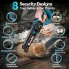 imageSeesii 2 in 1 Cordless 8 inch Pole Saw ampamp Mini Chainsaw with 2 Battery Power Electric Polesaw for Tree Trimming Chain Saw with Extension Pole Limb Branch Cutter Pruner PS800Green Pole Saw