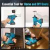 imageSeesii 21V Cordless Rotary Hammer Drill 2x40Ah Battery Power Hammer with SDSPlus Change Adapter Including 3 Drill Bits FlatPoint Chisels Lightweight Electric Hammer Drill for DIY ProjectsBlue