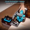 imageSeesii 612quot Cordless Circular Saw with Battery and Charger5200 RPM Electric Power Saw with Laser and Rip Guide for Precise Wood CuttingMax Cut Depth 214quot901716quot 45 for Home Renovationcordless circular saw