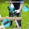 imageSeesii Battery Chainsaw Cordless 12inch Hand Held Chain Saw 12in Portable Chainsaw Battery Powered Chain Saws for Trees Wood Cutting 2  50Ah Battery and Charger Included CH1200