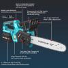 imageSeesii Battery Chainsaw Cordless 12inch Hand Held Chain Saw 12in Portable Chainsaw Battery Powered Chain Saws for Trees Wood Cutting 2  50Ah Battery and Charger Included CH1200