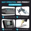 imageSeesii Battery Spot Welder with 50Ah Battery Upgraded Handheld Mini Portable Spot Welder for 18650 Battery Welding Nickel Sheets 0102mm IronStainless Steel Sheets 80 GearAuto and Manual Mode