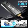 imageSeesii Battery Spot Welder with 50Ah Battery Upgraded Handheld Mini Portable Spot Welder for 18650 Battery Welding Nickel Sheets 0102mm IronStainless Steel Sheets 80 GearAuto and Manual Mode
