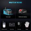 imageSeesii Electric Car Jack BatteryPowered 5Ton 21V Cordless Car Hydraulic Jack with 40Ah Battery ampamp Remote Control Portable Emergency Tire Change Tool for Sedan SUV MPV Pickup