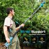 imageSeesii Electric Pruning Shears for Gardening 18 Cutting Cordless Power Pruner  Brushless Motor Dual 40Ah Battery 4 Levels Adjustable Extra SK5 Blade Branches Cutter For Tree ampamp Flower Trimming18 Pole Electric Pruner