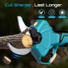 imageSeesii Electric Pruning Shears for Gardening 18 Cutting Cordless Power Pruner  Brushless Motor Dual 40Ah Battery 4 Levels Adjustable Extra SK5 Blade Branches Cutter For Tree ampamp Flower Trimming18 Pole Electric Pruner