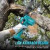 imageSeesii Mini Chainsaw 6inch Mini Chainsaw Cordless Handheld Electric Power Chain Saw with 2 Batteries for Tree Trimming Wood Cutting Best Gifts for Father Dad Husband MenBlue