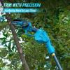 imageSeesii PS610 2IN1 Cordless Pole Saw ampamp Mini Chainsaw 6Inch Brushless Chain Saw with 2x 20Ah Battery 16Foot MAX Reach Brach Tree Saw with Extension Pole for Wood Cutting Garden 2024 UPGRADE