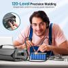 imageSpot Welder Seesii Farad Capacitor Battery Spot Welder 3000F 120 Gears Adjustable Capacitor Energy Storage Portable Spot Welder Support 0103mm Nickel Strip Spot Welding for Battery Pack Making3000F