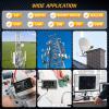imageUpgraded NanoVNA 50kHz63GHz Vector Network Analyzer Seesii 4 inch Antenna Analyzer with MicroSD Slot Support Data StorageMeasure S Parameters HF VHF UHF SWR Phase Delay Smith Chart40 inch