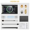 imageUpgraded NanoVNA 50kHz63GHz Vector Network Analyzer Seesii 4 inch Antenna Analyzer with MicroSD Slot Support Data StorageMeasure S Parameters HF VHF UHF SWR Phase Delay Smith Chart40 inch