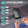 imageUpgraded Portable Spot Welder with LCD Screen Seesii 80 Gears Adjustable Mini DIY Battery Spot Welder for Battery Plate Welding Builtin 7500mah Battery Nickel Strip ampamp USB Charging Cable