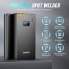 imageUpgraded Portable Spot Welder with LCD Screen Seesii 80 Gears Adjustable Mini DIY Battery Spot Welder for Battery Plate Welding Builtin 7500mah Battery Nickel Strip ampamp USB Charging Cable