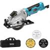 imageSeesii 612quot Cordless Circular Saw with Battery and Charger5200 RPM Electric Power Saw with Laser and Rip Guide for Precise Wood CuttingMax Cut Depth 214quot901716quot 45 for Home Renovationcorded circular saw