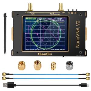 imageNanovna SAAV2 Vector Network Analyzer 10KHz3GHz HF VHF UHF Antenna Analyzer 32quot inch Touchscreen with CaseMeasuring Duplexer The FilterS Parameters Voltage Standing Wave Ratio PhaseDelay