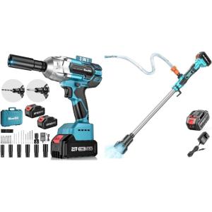 imageSeesii Cordless Impact Wrench 12 inch  Seesii 21V Cordless Stick Water Transfer Pump