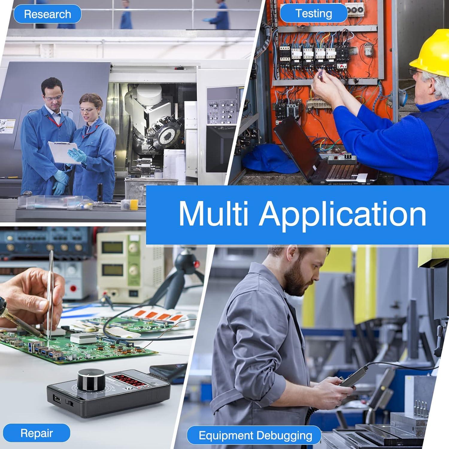 imageSeesii 022mA420mA DC 010V Signal Generator Mini Adjuatable Function Generator with LCD Display Current Voltage Analog Generator