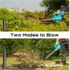 imageSEESII Cordless Hedge Trimmer and Leaf Blower Combo 2 Pcs 40Ah Batteries Electric Handheld Bush Trimmer with 20quot DualAction Blade Lightweight Brushless Blower with 2 Speed Modes for Yard Garden