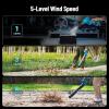 imageSEESII Leaf Blower Cordless Rotated 180 Electric Leaf Blower with 2  40Ah Batteries and Charger 550CFM 150MPH Lightweight Blower with 5 Speed Mode for Lawn Care Yard Patio ampamp Outdoor Use