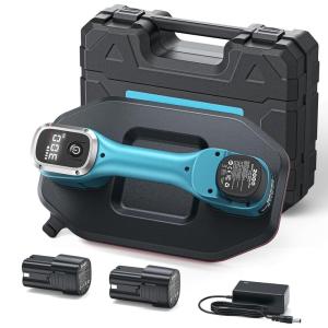 imageSEESII Glass Suction Cup Lifter Electric Tile Suction Cups Tool 300KG Max Load 2X 2000mAh Batteries Digital Display Heavy Duty Glass Sucker Lifter for Lifting Large TileCeramicFloor