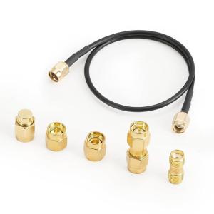 imageSeesii 6Pcs SMA Calibration Kits for NanoVNA H H4 F V2 V3 SAA Mini1300 PS100 Vector Network Analyzer ampamp Antenna Analyzer Calibrate RF Coaxial Test Connector ShortLoadOpenThruJumperF2F M2M Set