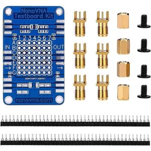 imageSeesii NanoVNA Vector Network Analyzer Test Board Kit for NanoVNA NanoVNAF NanoVNAH NanoVNAH4 Network Analysis Test Board Demo Board